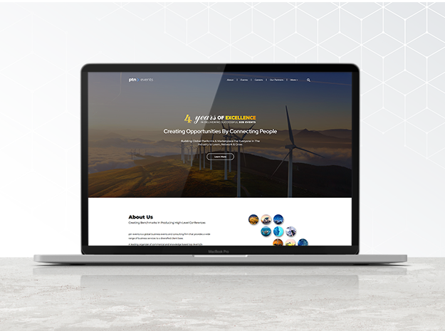 PTN Events |  Event management website development